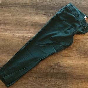 Stretch cropped pants; Green- Merona size 16